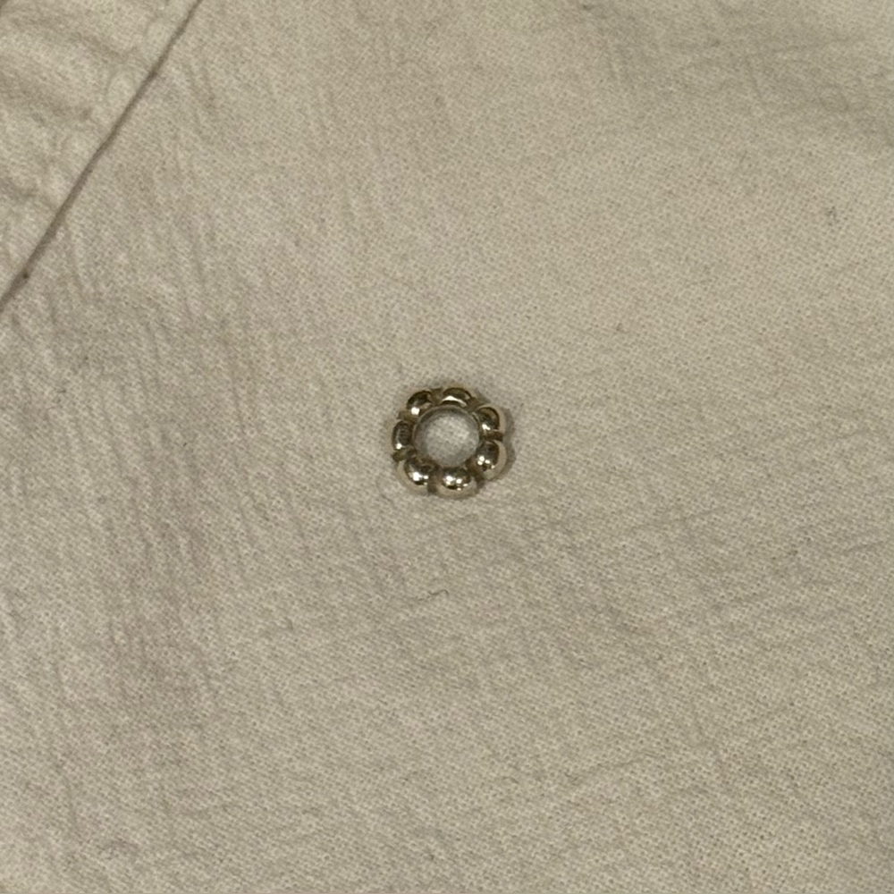 Authentic Pandora Sterling Silver Simple Minimalist Spacer